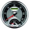 5" TACHOMETER/SPEEDOMETER COMBO, 8K RPM/120 MPH, AMERICAN MUSCLE